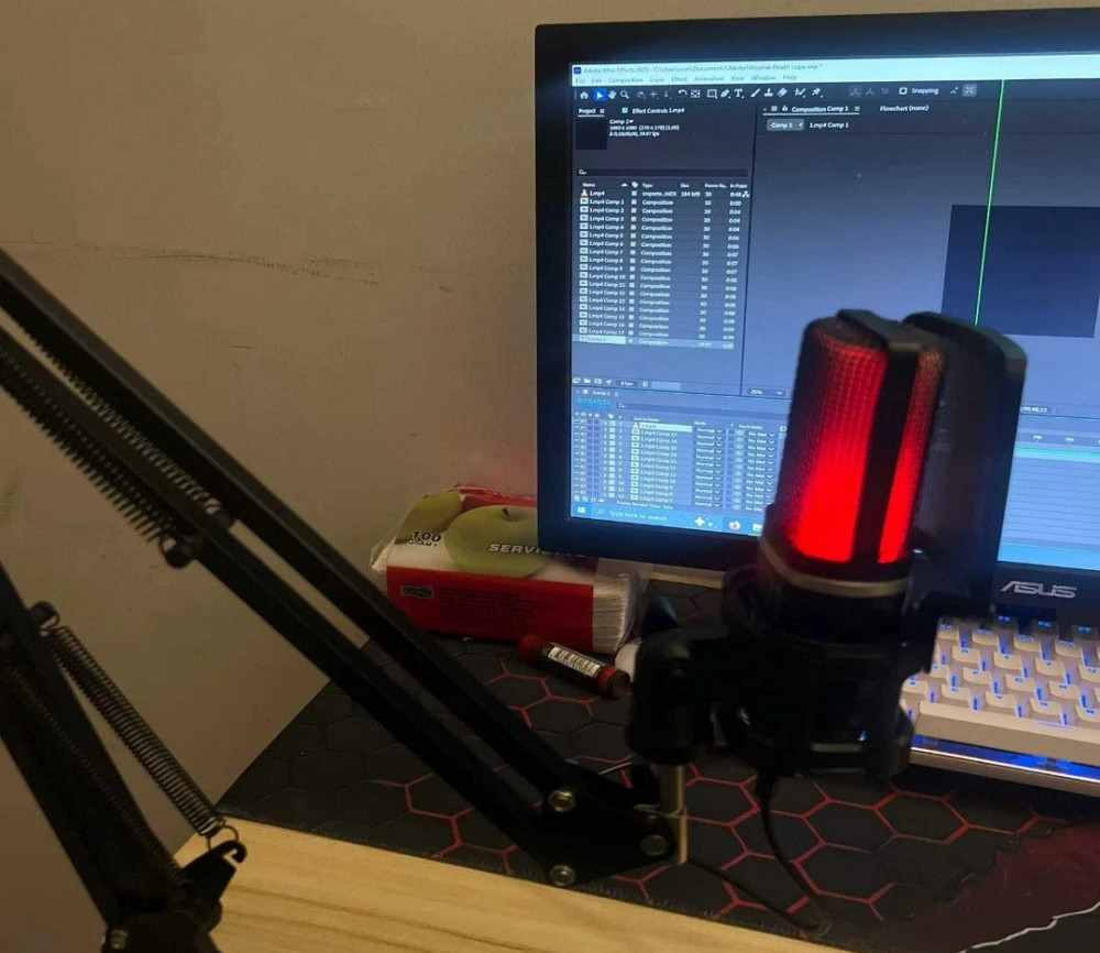 Супермікрофон з RGB-підсвіткою Zealsound спідній мікрофон із кріпленням Київ - фото 4