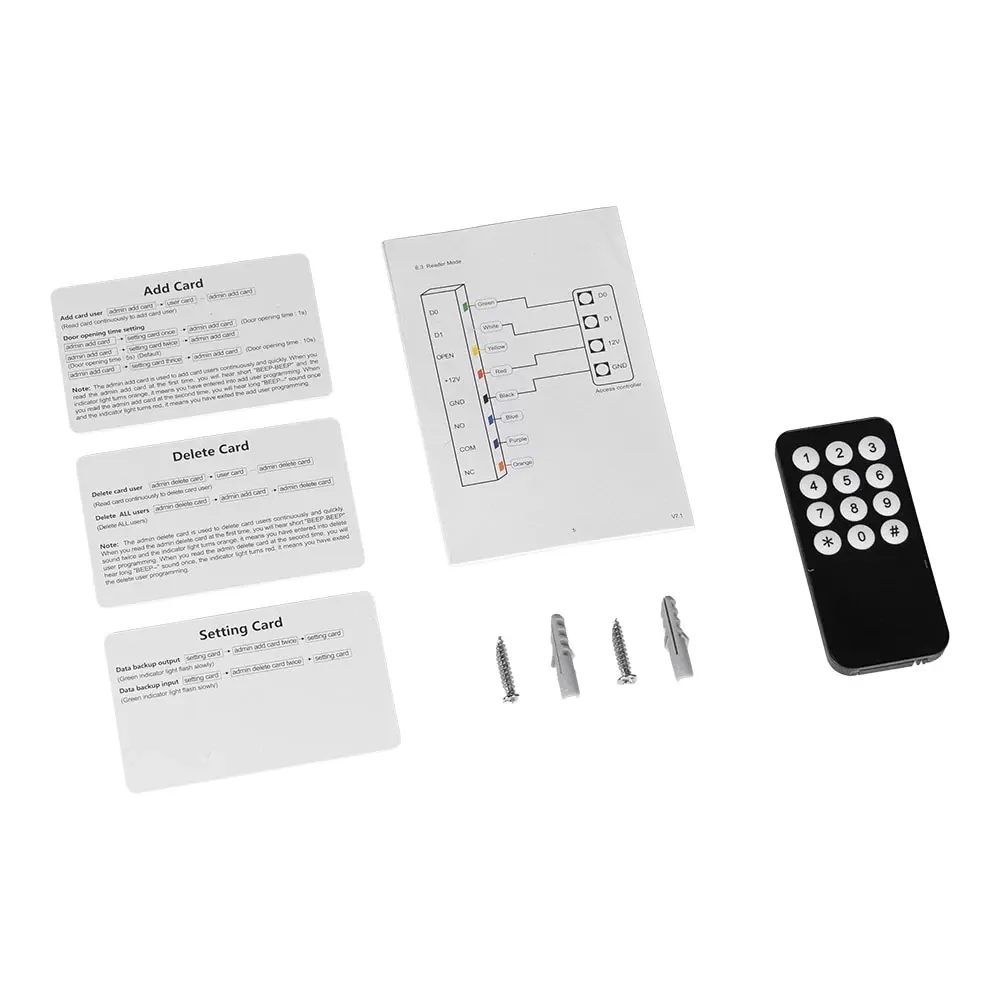 Контролер зі зчитувачем карт EM-Marine та Mifare Trinix TRR-1103EMW водонепроникний (71-00153) Київ - фото 9