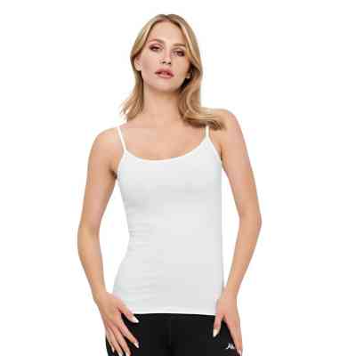 Майка Kappa Canotta Spalla Stretta K2301 Bianco білий L (8054954011690) Вінниця