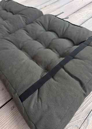 Подушка для стільців (50x120х8 см) подвійна Decorator Sawana колір хакі 84-141 Київ