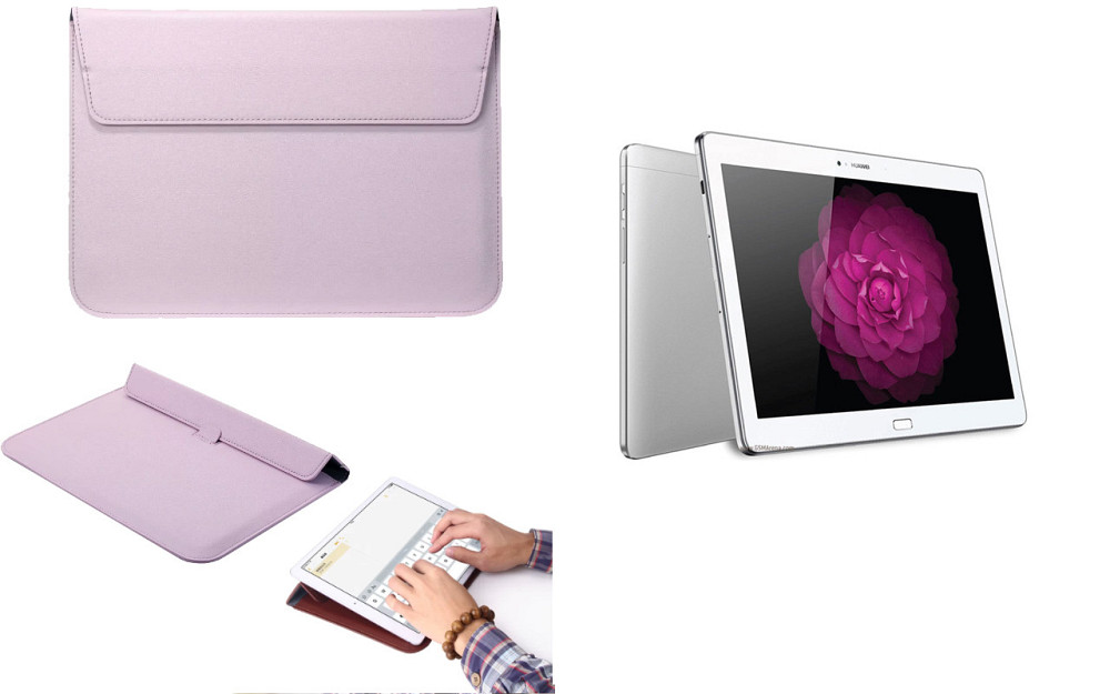 Чохол-конверт VitoCase для HUAWEI MediaPad M2 10.0, з функцією підставки для планшета Фіолетовий Київ - фото 1