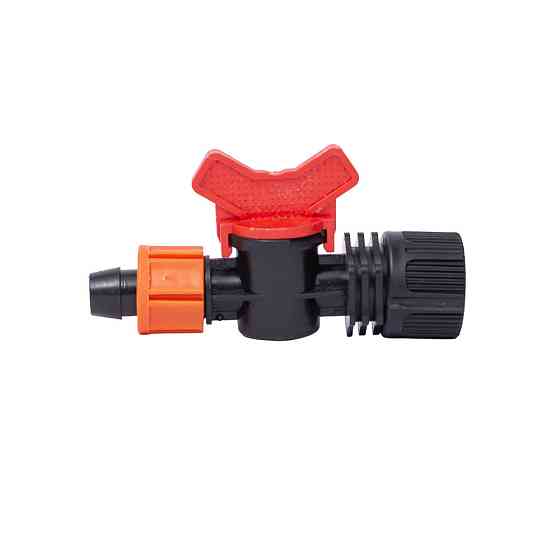 Кран для крапельної стрічки Ø16 мм в/р 3/4" FLORA (5079634) Київ
