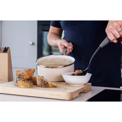 Ложка кухарська KitchenAid Coreline для сервіровки з прорізами, 33,8 см, сіра (KAS004OHCGG) Вінниця - фото 6