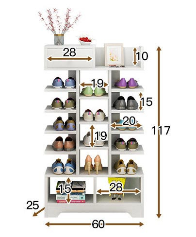 Полиця для взуття "Кардо міні 4" зефір Миколаїв - фото 1