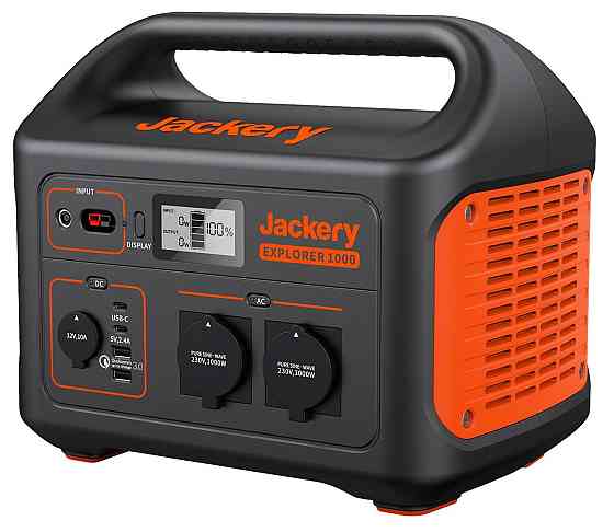 Портативна електростанція 2 розетки / 2 порти Jackery Explorer (1000) 1000 Вт Нововолинськ