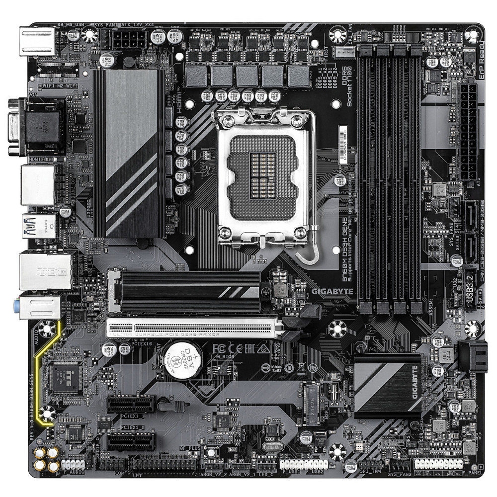 Материнська плата Gigabyte B760M DS3H Gen5 Socket 1700 ( 14150 ) Харьков - изображение 4