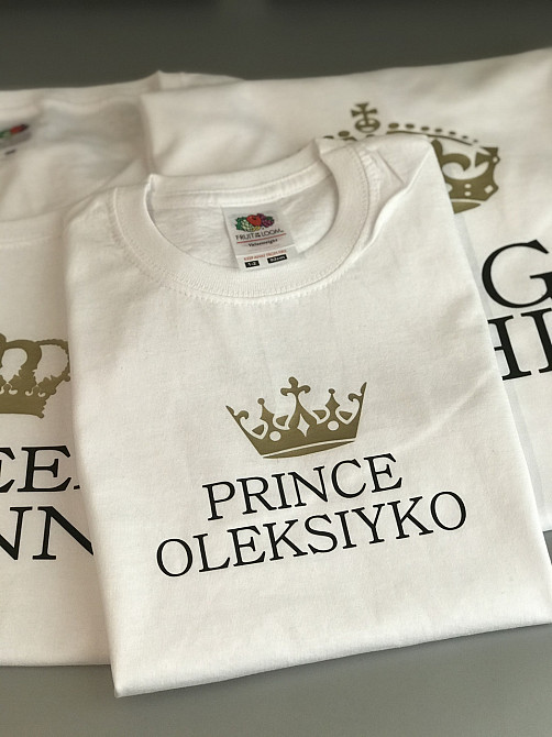 Футболки в стилі Family look для мами, тата та дитини — King/Queen/Prince/Princess Чернівці - фото 2