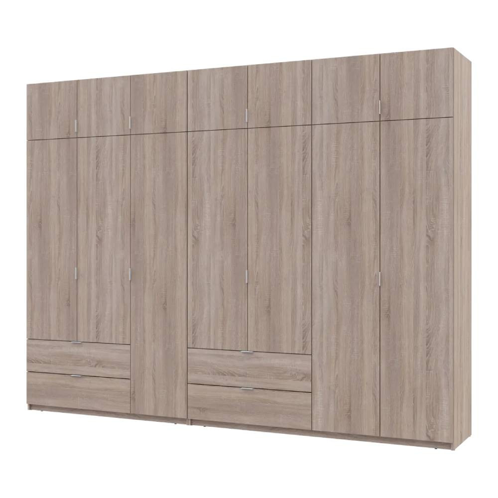 Шафа для одягу Doros Лукас Дуб сонома 3+4 ДСП 315х50х240 DRS-011709 (42005135) Дніпро - фото 1