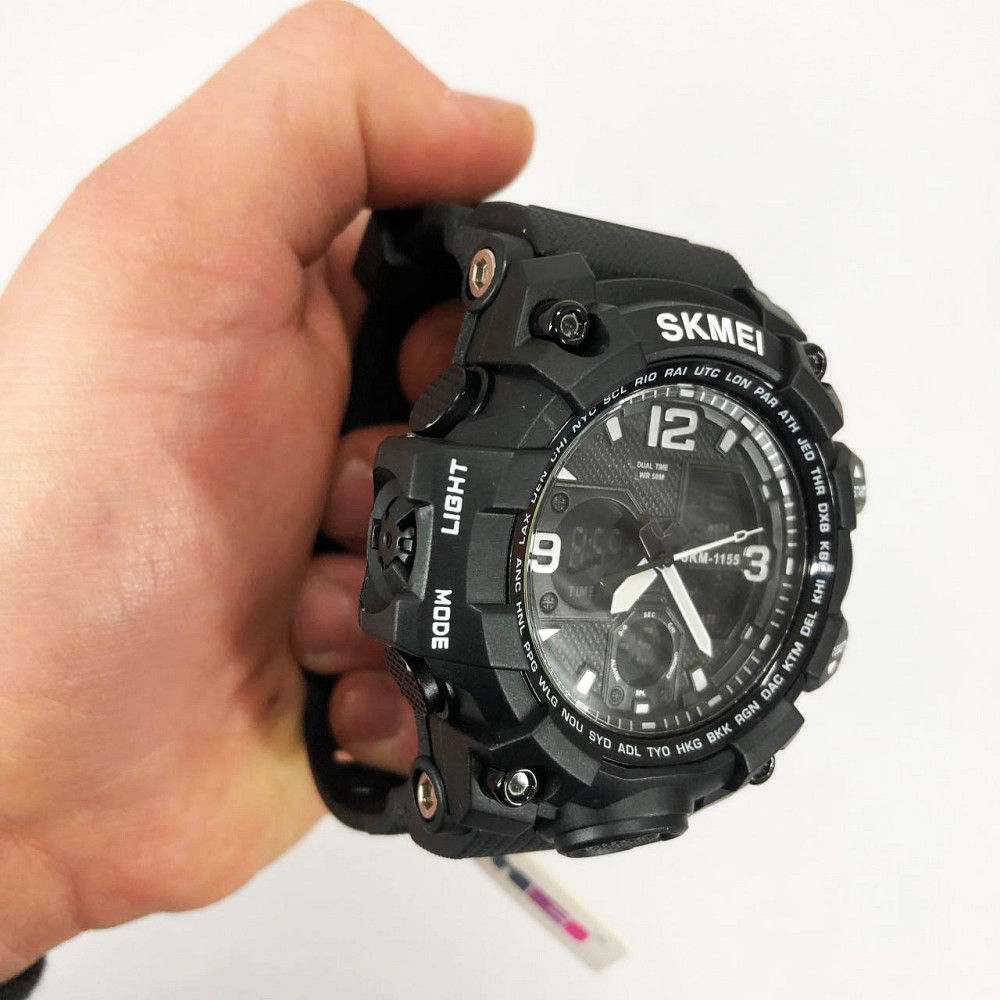 Модные спортивные часы для активного отдыха SKMEI, Мужские круглые спортивные часы JF-43 Львов - изображение 13
