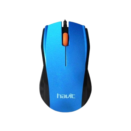 Мишка дротова Havit HV-MS689 блакитний Житомир - изображение 1