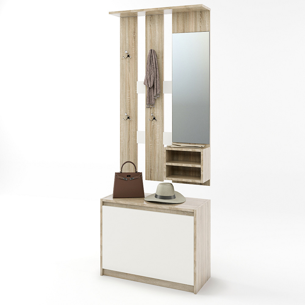 Прихожая для дома Эверест Микс сонома + белый (DTM-2181) Львов - изображение 2