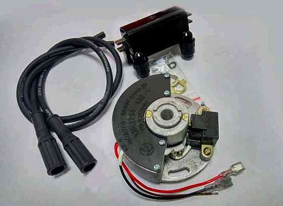 Електронне запалювання (з котушкою 3705М і силікон. проводами) МТ, ДНІПРО, УРАЛ (6-12V) Мукачево