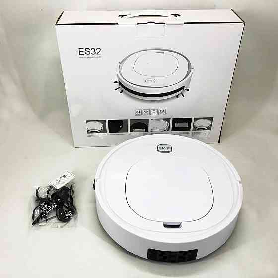 Бюджетный робот пылесос для дома Alanc ES32 1500 Вт, Умный робот уборщик, Потративный пылесос SJ-52 Киев