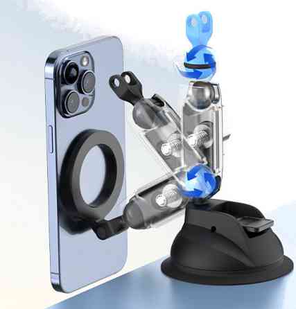 Присоска для телефону в авто MagSafe магнітна Telesin P3-SUS-02 Київ