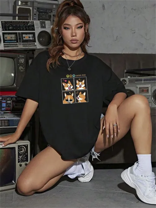 Футболка жіноча з принтом  42 Чорний 2664082618 Дніпро - фото 1