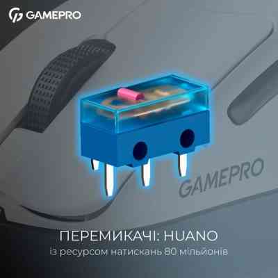 Мишка GamePro Asgard Surt Wireless/Bluetooth/USB White (GM017W) Вінниця
