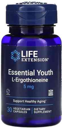 L-ерготіонеїн Life Extension Essential Youth L-Ergothioneine 5 мг 30 капс Київ