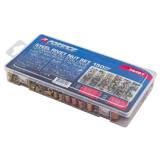 Заклепки різьбові сталеві 150шт M3-M10. FORSAGE F-36481 Одеса