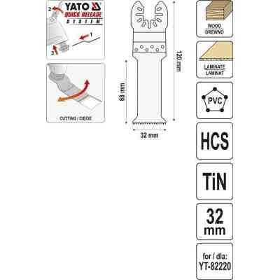 Полотно Yato для реноватора (YT-34710) Винница