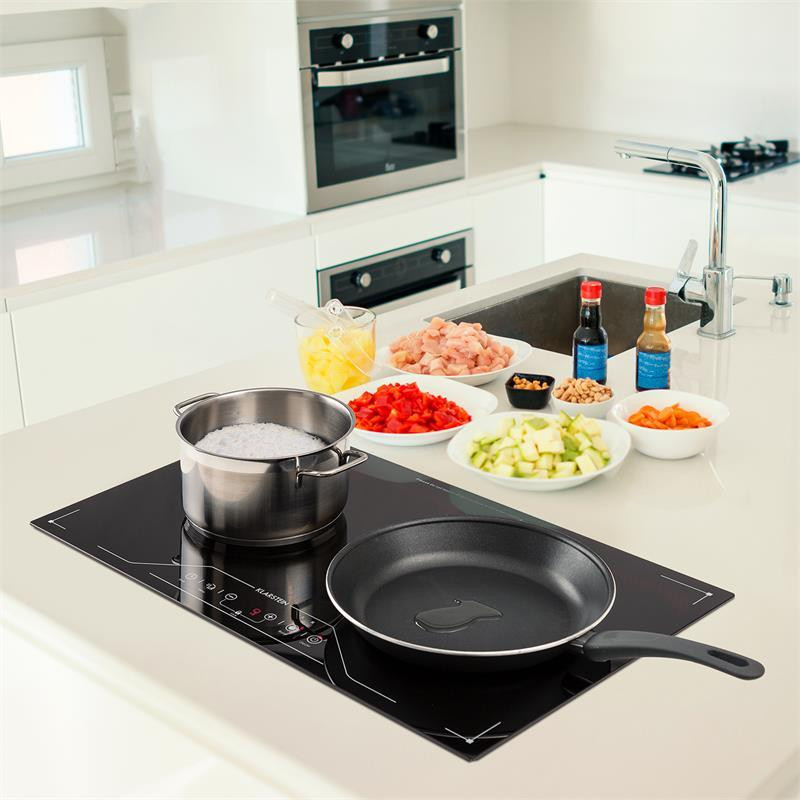 Індукційна варильна панель Deejay free zone 3500 Вт, склокераміка, сенсорний чорний колір (Німеччина, читати Рівне - фото 2