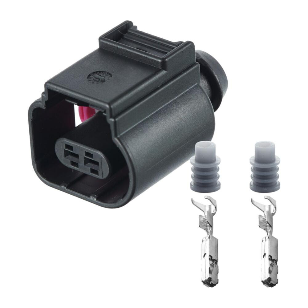 Роз'єм конектор 2-кон., Дат, Температури Воздуха, Компрессору Переменного Тока, Повтор, 8K0973702, Audi, Bugatti, Porsche Київ - фото 1