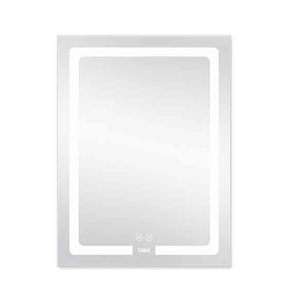 Дзеркало Lidz Kubis 600х800 з LED-підсвіткою Touch, з антизапотіванням, з димером, регітність LD78LF9376080 Київ
