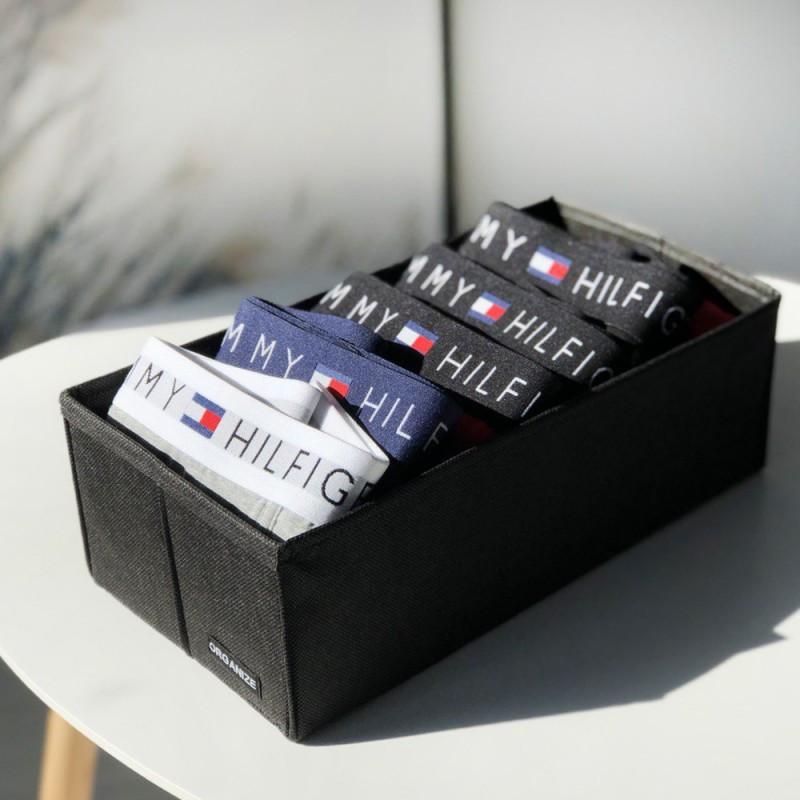 Набор компактных органайзеров для белья 2 шт black-2Small (Черный) Сумы - изображение 4