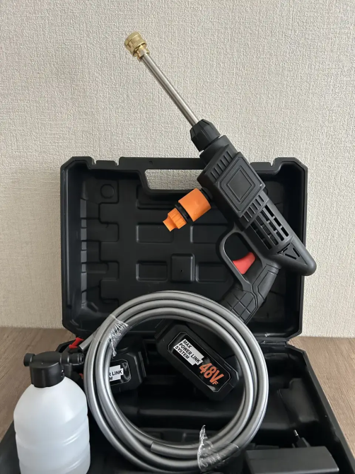 Потужна автомийка високого тиску 48V (2 акумулятори) в кейсі Вінниця - фото 10