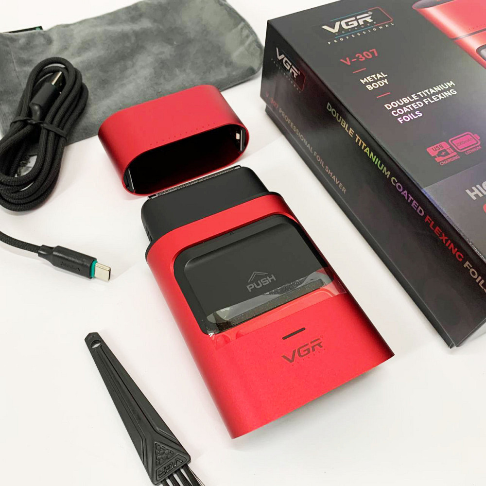 Универсальный аккумуляторный триммер для бороды VGR V-307, Хорошие электрические бритвы для бритья MI-80 Львов - изображение 13