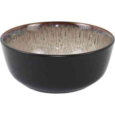 Салатник Ardesto Bolzano 720мл, кераміка, чорно-коричневий (AR2916BB) Винница