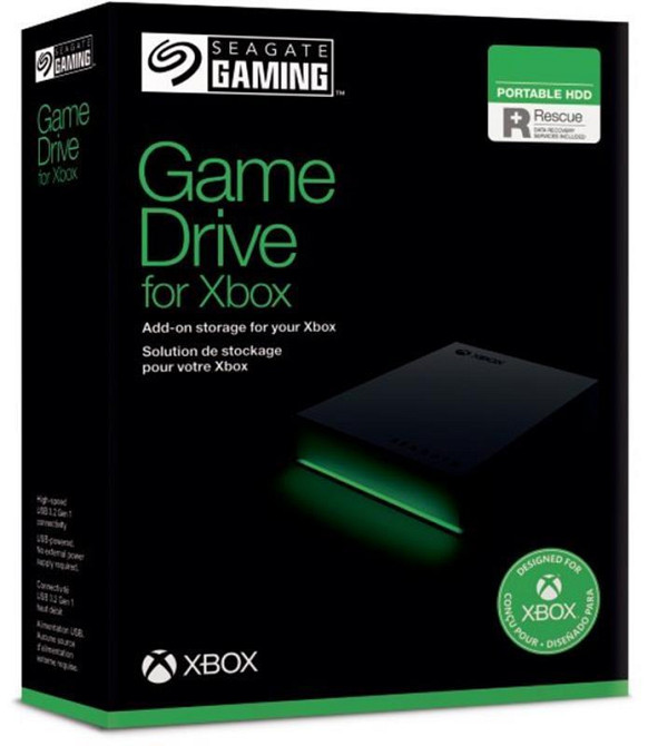 Зовнішній жорсткий диск 2.5" USB 2.0 TB Seagate Game Drive Xbox Black (STKX2000400) ( Чорний ) Харків - фото 3