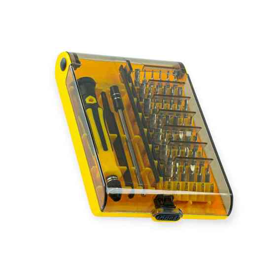 Отвертка с битами часовыми 45шт удлинителем, головки CrV (футляр) Мукачево