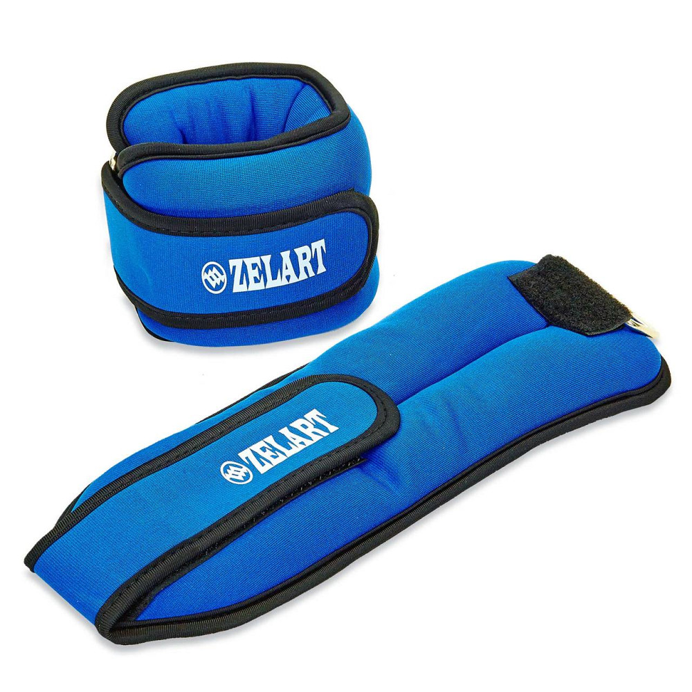 Обважнювачі-манжети для рук і ніг Zelart FI-5732-2 2x1 кг Вишневе - фото 1