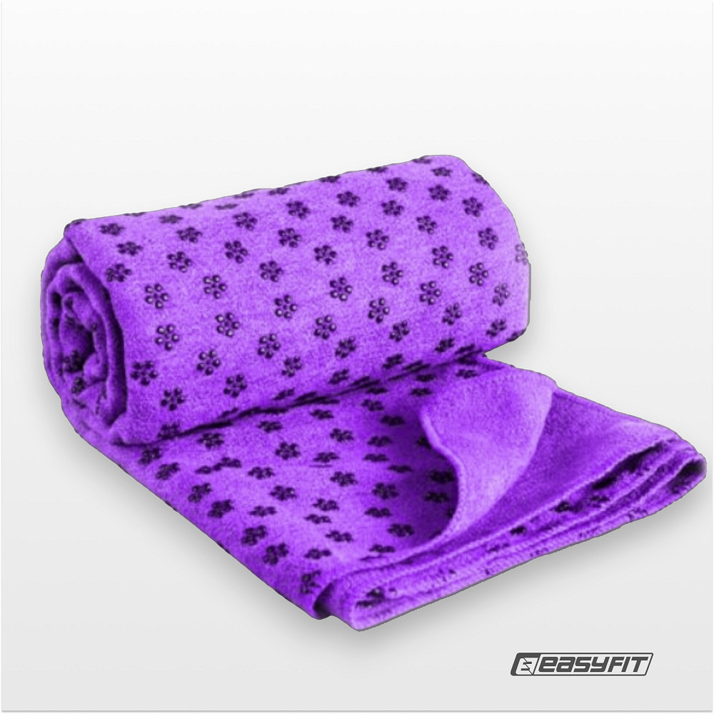 EasyFit Рушник для йоги EasyFit Yoga Mat Towel з мікрофібри (Фіолетовий) Коломыя - изображение 2