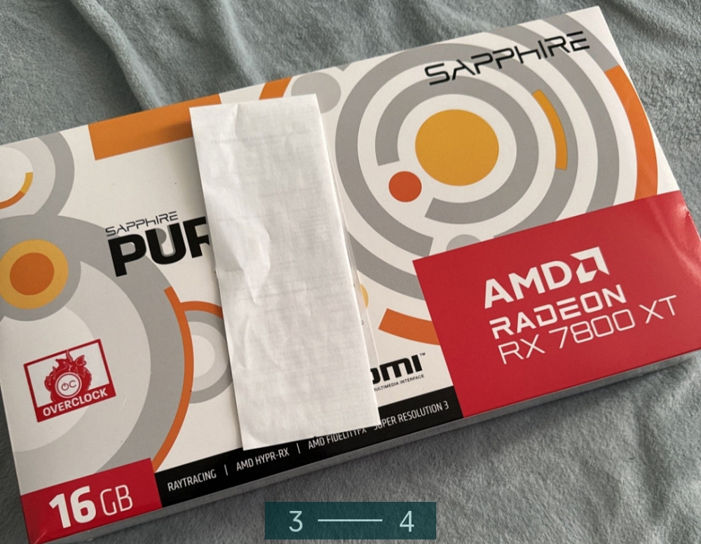 Видеокарта: Sapphire Radeon RX 7800 XT 16Gb PURE. Киев - изображение 2
