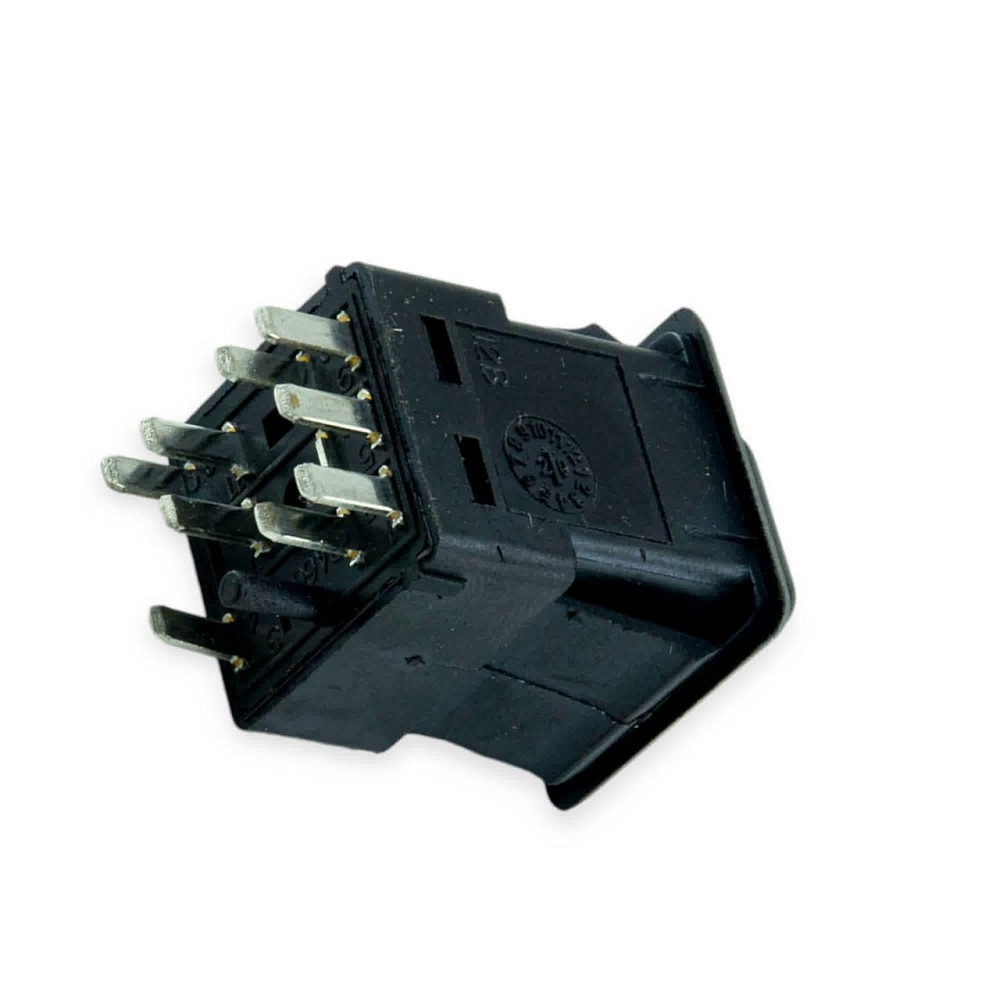 Кнопка габаритів 2108 низька панель, Таврія, Москвич 2141 (9 контактів, квадрат) (клавіша) Мукачево - фото 1