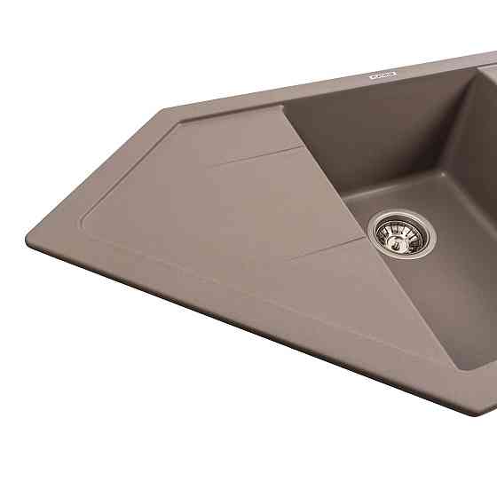 PLATINUM Гранітна мийка для кухні Platinum 9950 PANDORA матова Дюна Київ