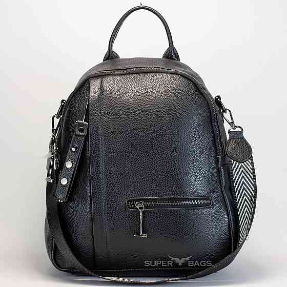 Трендовый женский кожаный рюкзак на каждый день Городской рюкзак из натуральной кожи для девушек TidinBag Киев