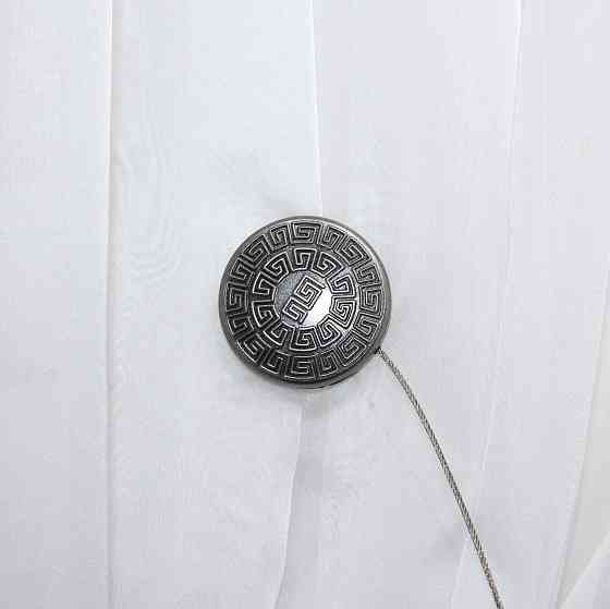 Магніти для штор і гардин (111м) Родос набір 2 шт Графітовий (81-022) Київ