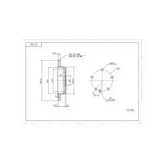 Диск Mercedes-Benz M-Class W163 задний (d285x15) (1998-) тормозной Мукачево
