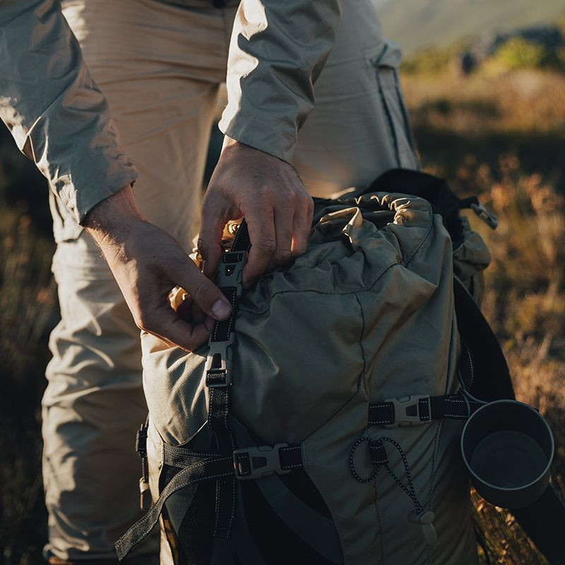 Рюкзак туристичний Naturehike NH70B070-B, 70 л + 5 л, світло-коричневий Київ - фото 7