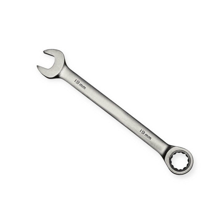 Ключ ріжково-накидний 24мм CrV тріскатковий Мукачево - фото 1