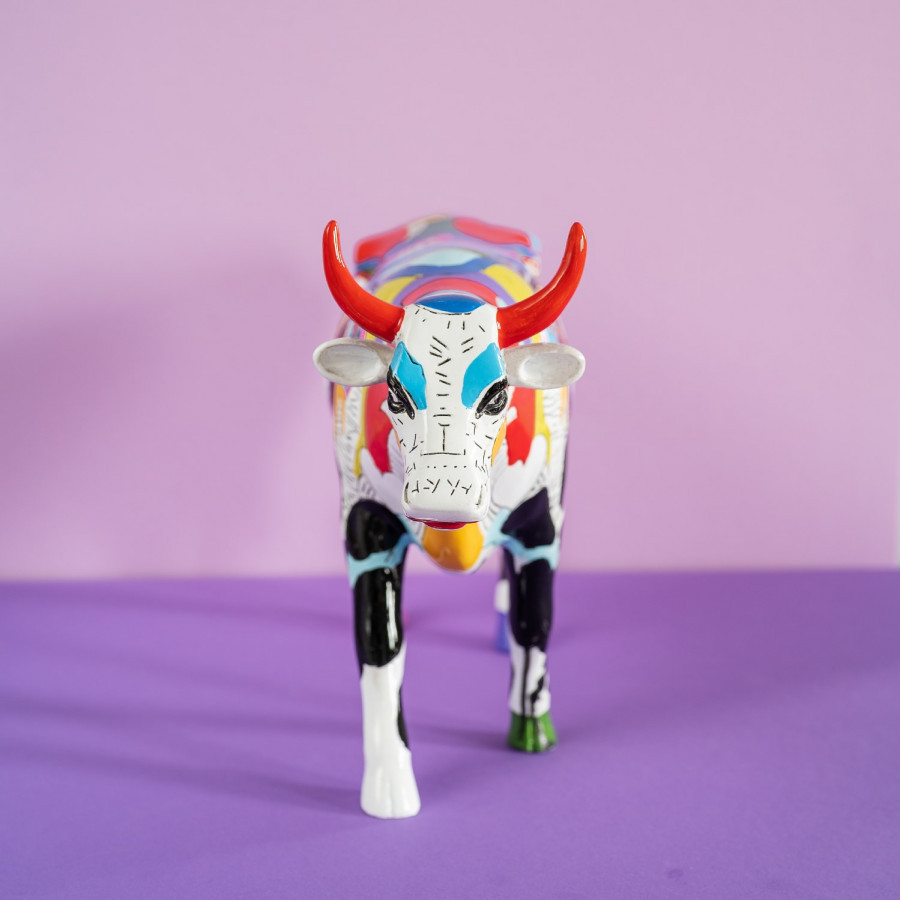 Статуетка корова Ziv's Udderly Cool Cow колекційна (Size L) полірезин Вінниця - фото 12