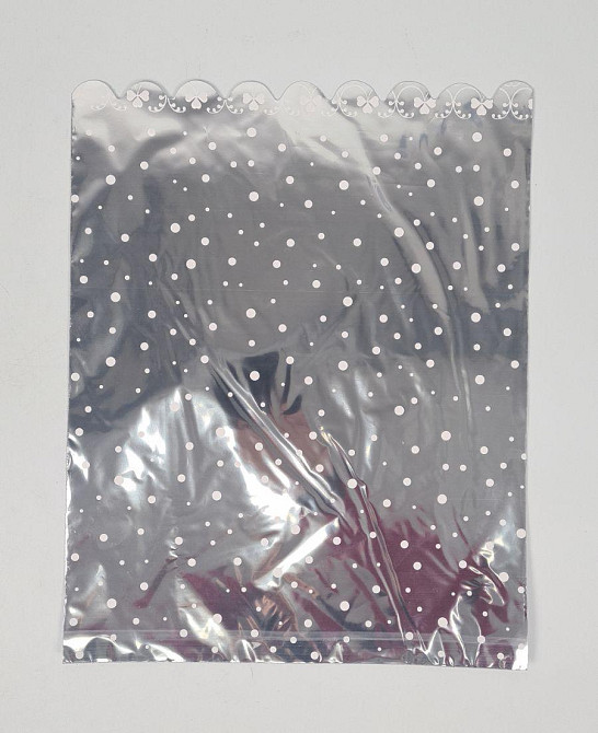 Пакет із малюнком для пакування подарунків (30*40) No431 (4) фольгований (ажурний) "Конфеті" (100 шт) Харків - фото 2