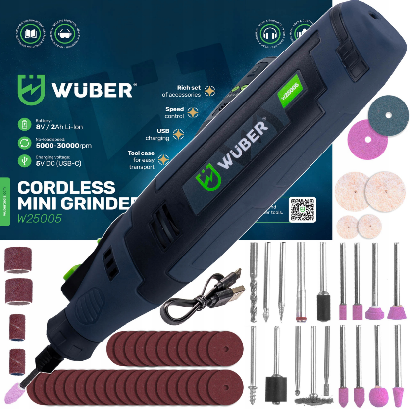 Шліфувально-гравірувальна машина 30000об/хв Wuber (Польща) Київ - фото 1