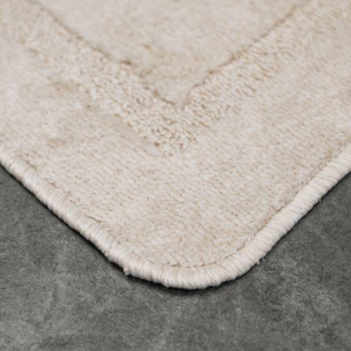 Набір килимків для ванної кімнати 2шт 57*100см+57*50см U-виріз Абстракція Joy молочний тафтинг Дариана Житомир - фото 2