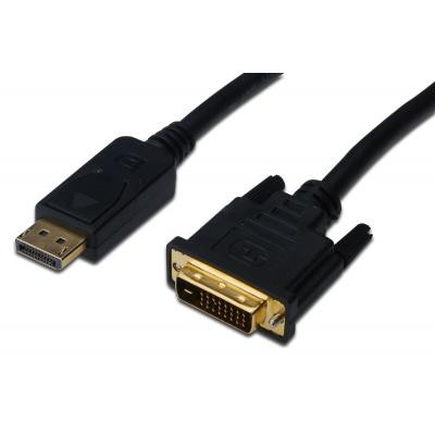 Кабель мультимедийный Display Port M to DVI M 2.0m 24+1pin Assmann (AK-340306-020-S) Винница - изображение 1
