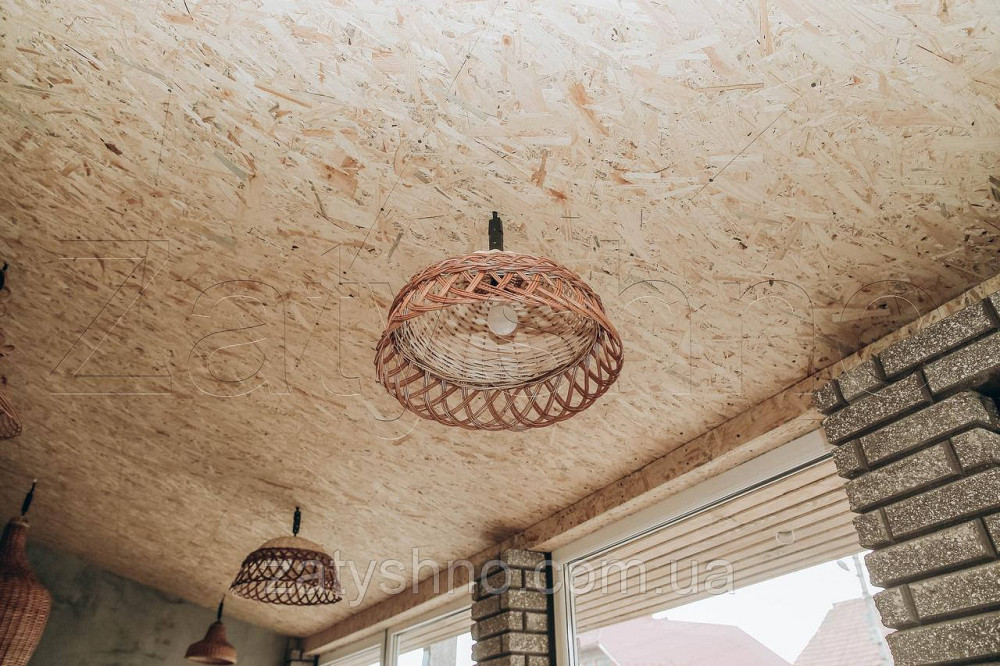Плетеная бра ручной работы из лозы | люстры плетеные ручной работы из лозы  | торшеры абажуры бра Киев - изображение 5