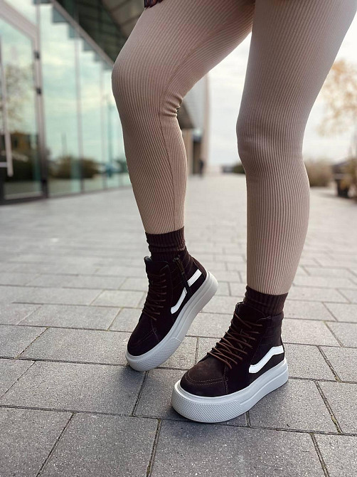 Molly Кросівки жіночі MOLLY 243 коричневі (зима, замша натуральна) (5674) 40 Коломыя - изображение 6