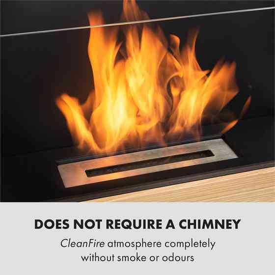 Phantasma Assemble етаноловий камін бездимний пальник із неіржавкої сталі 2h імітація дерева (Німеччина, Рівне